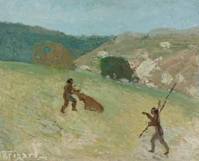 Caza by Pedro Figari — digital art print download