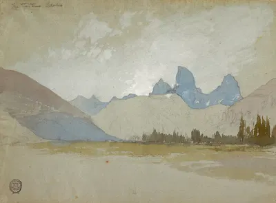 The Tetons, Idaho by Thomas Moran, 1879 — digital art print download