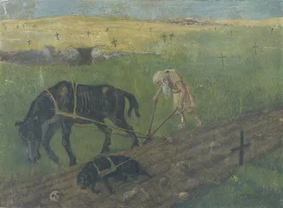 Ploughman by Tomáš Andraškovič, 1933 — digital art print download
