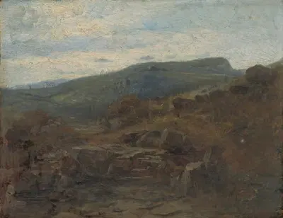 Пейзаж вокруг Кремницы by Войтех Андьял, 1880–1900 — digital art print download