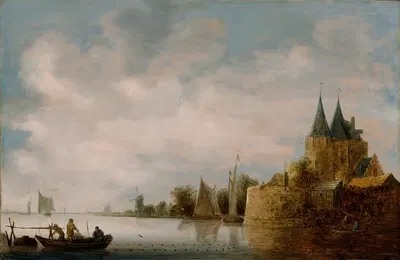Вид на Северный порт в Хорне by Вауэрт Кнайфф, 1648 — digital art print download