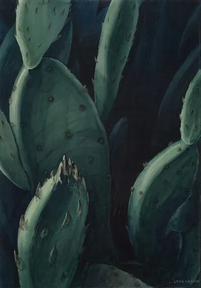 Emeralds(Cactus) by Leon Carroll, 1931 — digital art print download