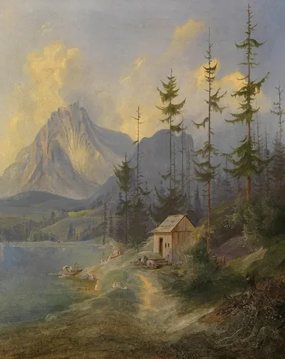 Сарштейн у Альт-Аусси by Адалберт Штифтер, 1835 — digital art print download