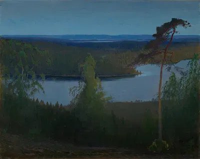Landscape by Björn Ahlgrensson, 1901 — digital art print download