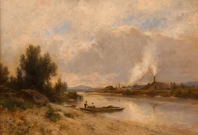 Партия у Галлеина на Зальцах by Эдуард Пейтнер фон Лихтенфельс, 1897 — digital art print download