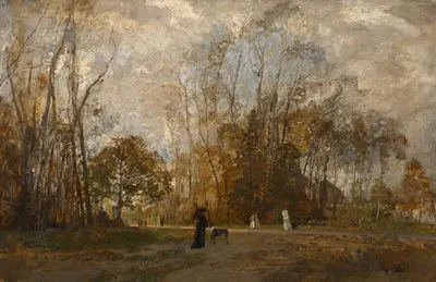 Из Пратера by Эмиль Якоб Шиндлер, 1879–1880 — digital art print download