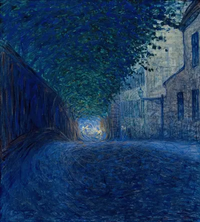 At Dusk by Eugène Jansson, 1902 — digital art print download