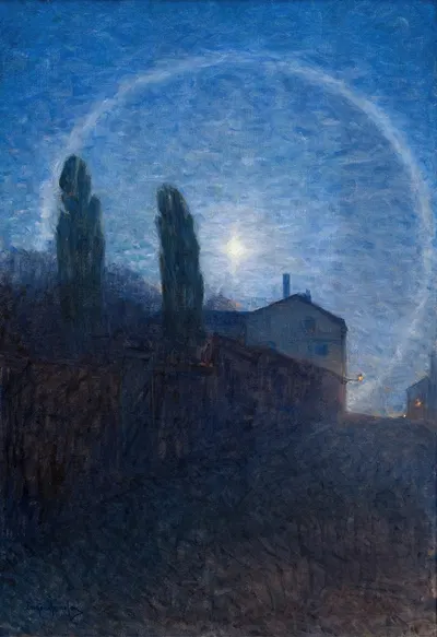Lunar Halo by Eugène Jansson, 1896 — digital art print download
