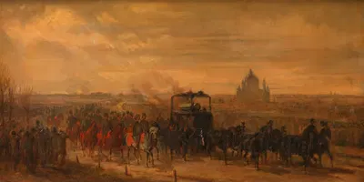Похороны фельдмаршала Радецкого by Франц Адам — digital art print download