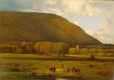 Hudson River Valley by George Inness, 1867 — digital art print download