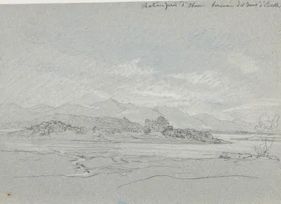 Paysage près d'Oban by Jacques-Raymond Brascassat — digital art print download
