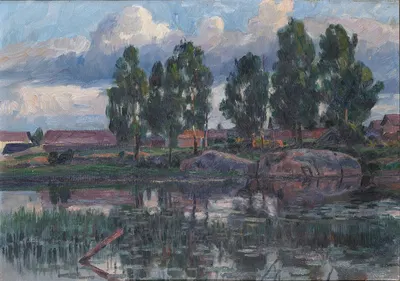 Home Farm by Herman Norrman, 1895 — digital art print download