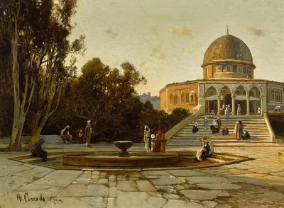 Купол Скалы, Иерусалим by Герман Давид Саломон Корроди — digital art print download