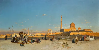 Обширный вид на Каир by Герман Давид Саломон Корроди — digital art print download