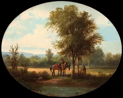 A Morning in Milk River Valley by John Mix Stanley — digital art print download