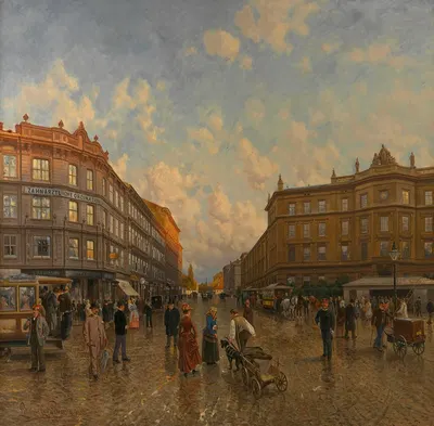 Городской дом в 1888 году by Ладислав Евгений Петровиц, 1888 — digital art print download