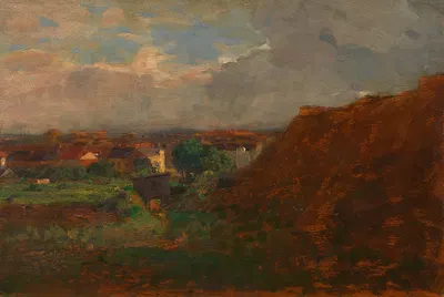 Песчаный карьер с видом на Пётцлейнсдорф by Тина Блау, 1911–1916 — digital art print download