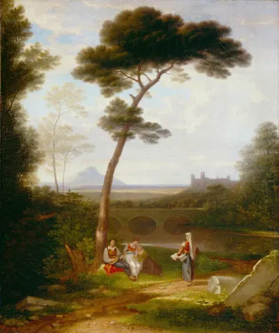 Italian Landscape by Washington Allston — digital art print download