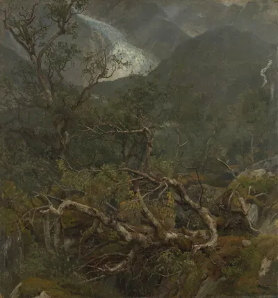 Ледник Бондхус by Андерс Аскевольд, 1858 — digital art print download
