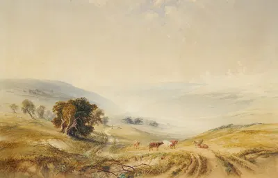 Moving Mists by Copley Fielding, 1848 — digital art print download