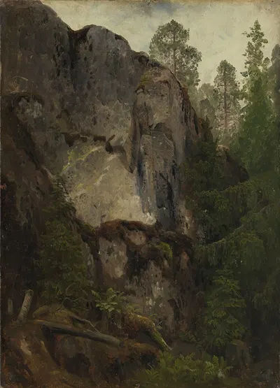 Изучение оврага by Август Каппелен, 1851 — digital art print download
