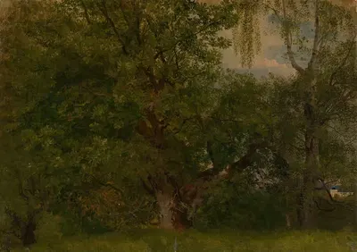 Лес у Улефосса by Август Каппелен, 1848 — digital art print download