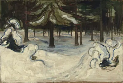 Winter by Edvard Munch, 1899 — digital art print download