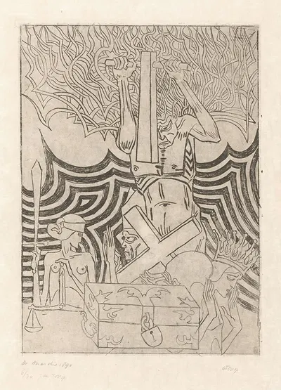 De Anarchie by Ян Тoorоп, 1949 — digital art print download