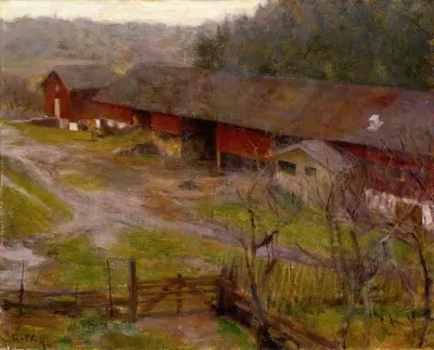 Осень by Эрик Веренскиольд, 1890 — digital art print download
