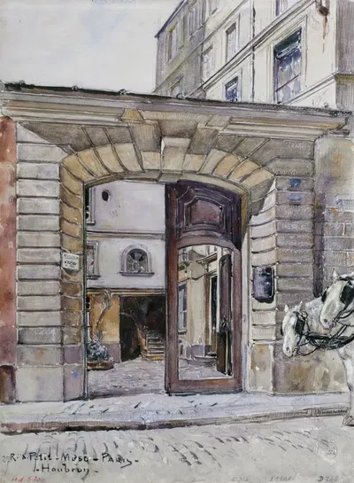 27, rue du Petit-Musc. Париж by Фредерик Убро, 1895 - 1905 — digital art print download