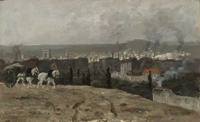 Parisian View by Frits Thaulow, 1879 — digital art print download