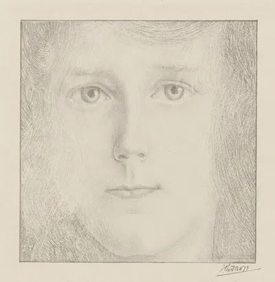 Portret van Willy Timmerman by Ян Тoorоп, 1895 — digital art print download