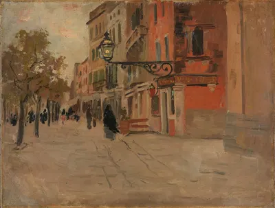 Street in Venice by Frits Thaulow, 1894 — digital art print download