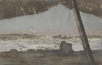 Поле битвы при Наварине by Жорж Юго, 1916-1917 — digital art print download