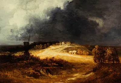 Мулины на Монмартре by Жорж Мишель, 1830 — digital art print download