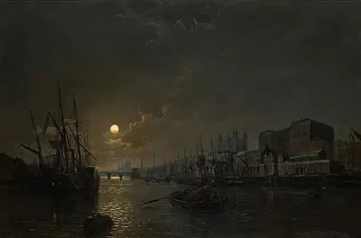 Порт Лондона by Генри Пезер, 1861 — digital art print download