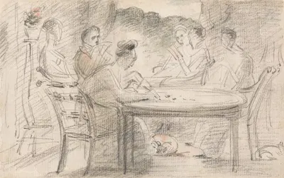Mr. Hobson of Markfield and Family by John Constable — digital art print download