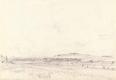 Old Sarum at Noon by John Constable, 1829 — digital art print download