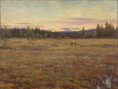 Утро ранней осени by Якоб Глёрсен, 1899 — digital art print download