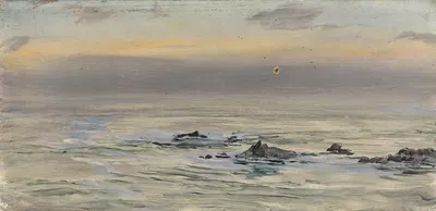 Закат летнего дня by Джон Бретт, 1880 — digital art print download