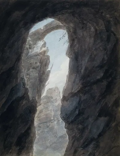 Ущелье в Кампаньи by Джон Роберт Козенс, 1776 - 1783 — digital art print download