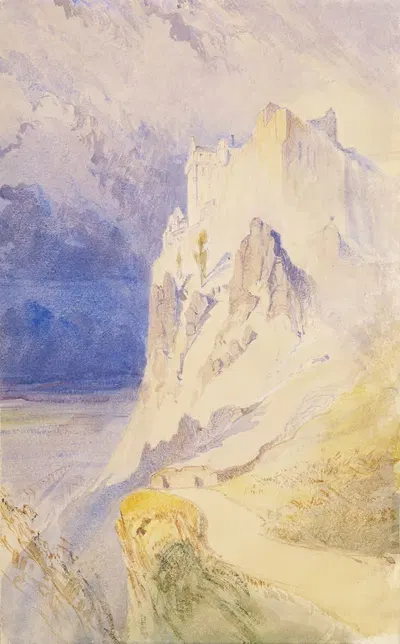 Замок Дамбартон by Джон Рескин, 1838 — digital art print download