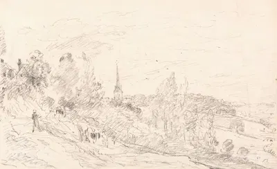 View near Arundel by John Constable — digital art print download