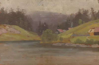С реки Симуа by Йорген Сёренсен, 1883-1884 — digital art print download