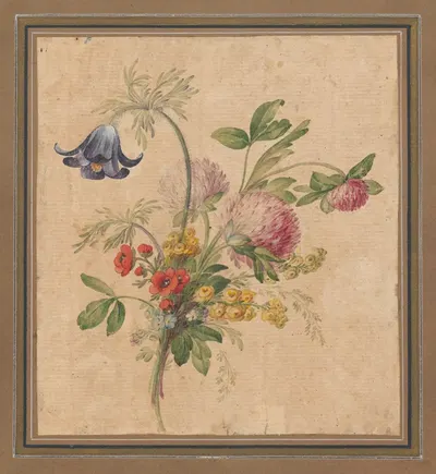 A bouquet of wild flowers by Henryka Beyer — digital art print download