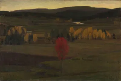 Landskap by Lars Jorde, 1896 — digital art print download