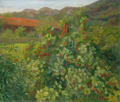 Смородиновый куст by Торвальд Эрихсен, 1905 — digital art print download