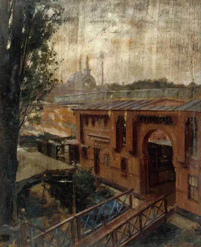 Бани Делиньи на набережной Орсе by Виктор Марек, 1900 — digital art print download