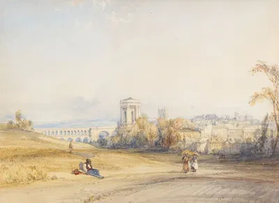 Montpellier, South of France by William Callow — digital art print download