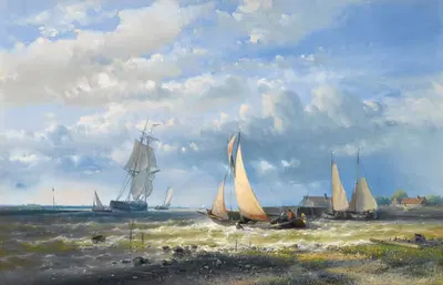 Выход в море by Авраам Халк — digital art print download